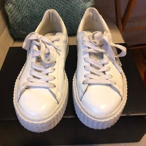 White Puma rihanna creepers